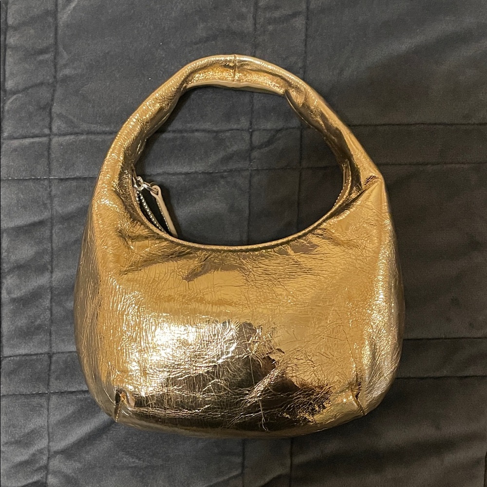Gold Metallic Women's Bag